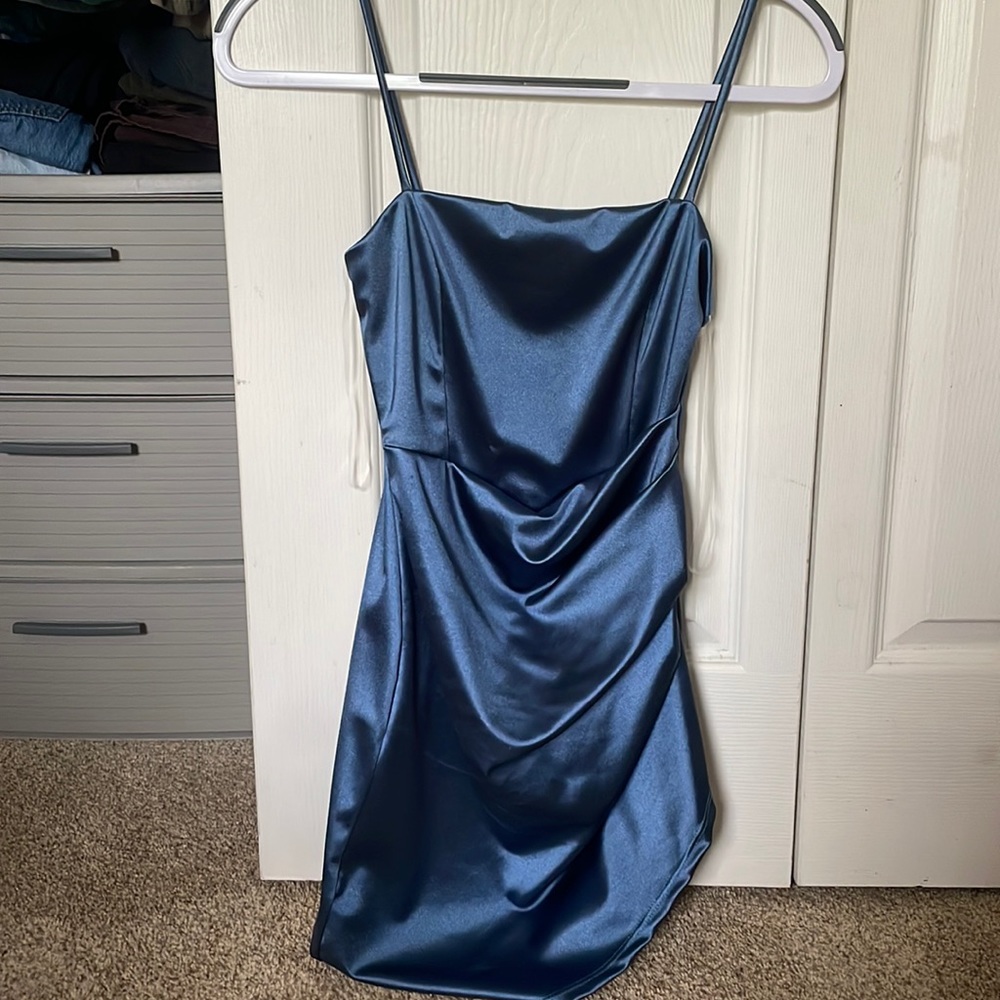 Womens Satin Homecoming Dress
